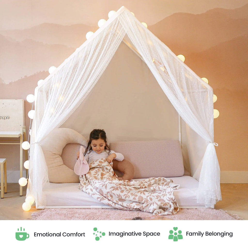 Tiny Land Starlight Hideaway | Kids Play Tent with Star Lights