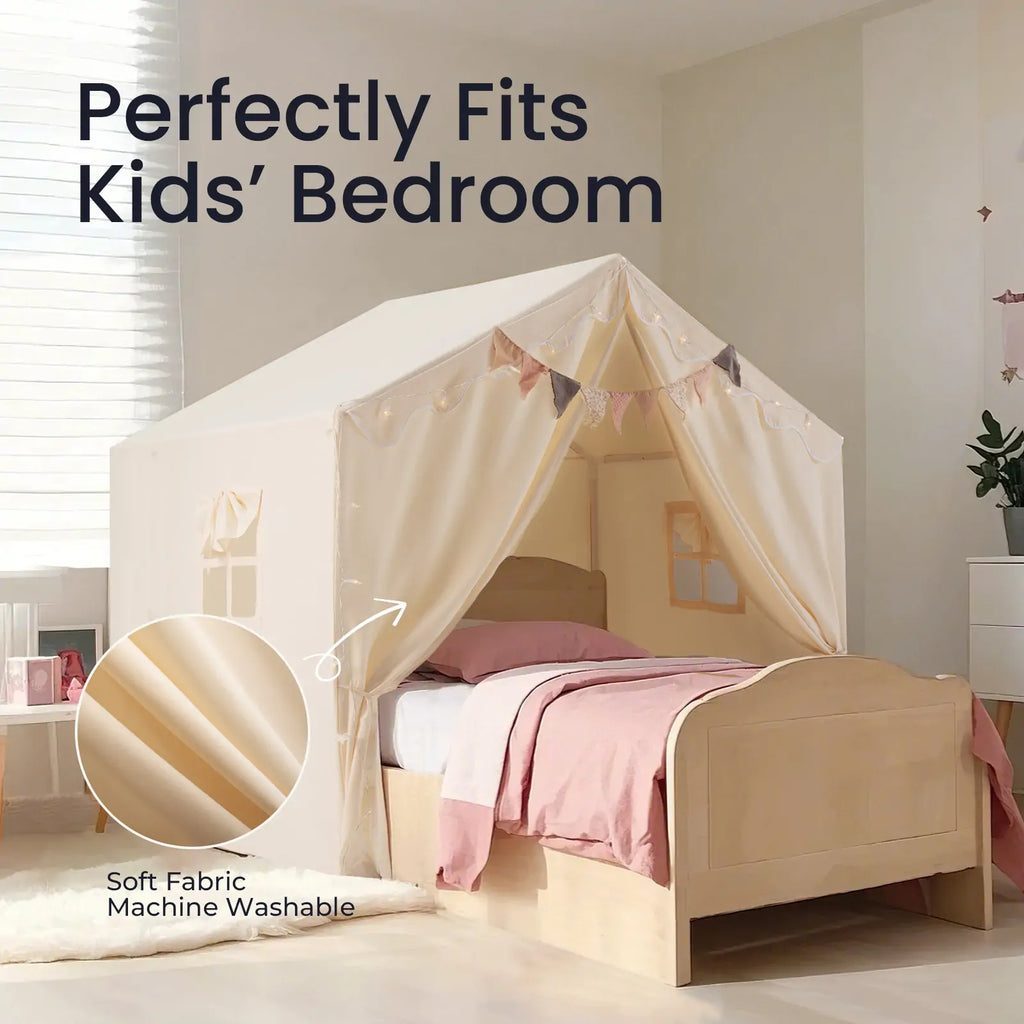 Tiny Land Starlight Hideaway | Kids Play Tent with Star Lights