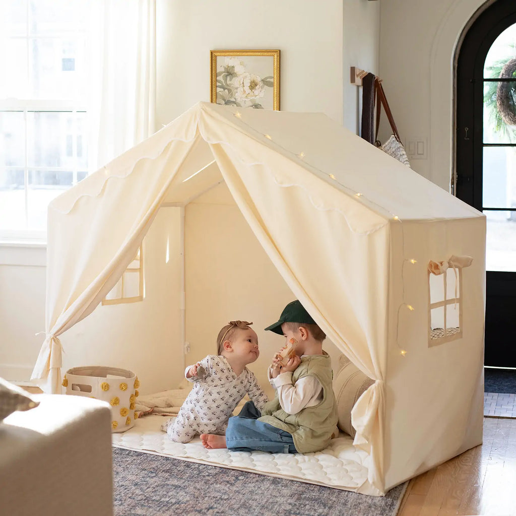 Tiny Land Starlight Hideaway | Kids Play Tent with Star Lights