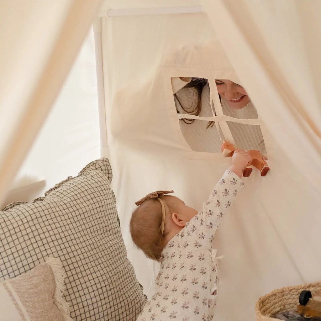 Tiny Land Starlight Hideaway | Kids Play Tent with Star Lights