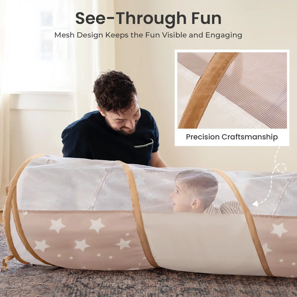 Tiny Land Adventure Tunnel | Kids Indoor Crawl & Play Tunnel
