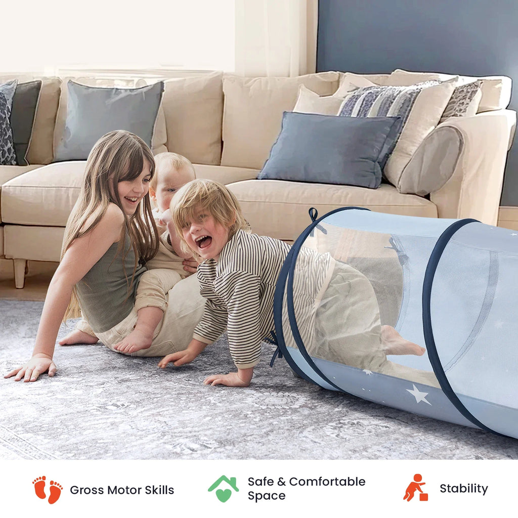 Tiny Land Adventure Tunnel | Kids Indoor Crawl & Play Tunnel