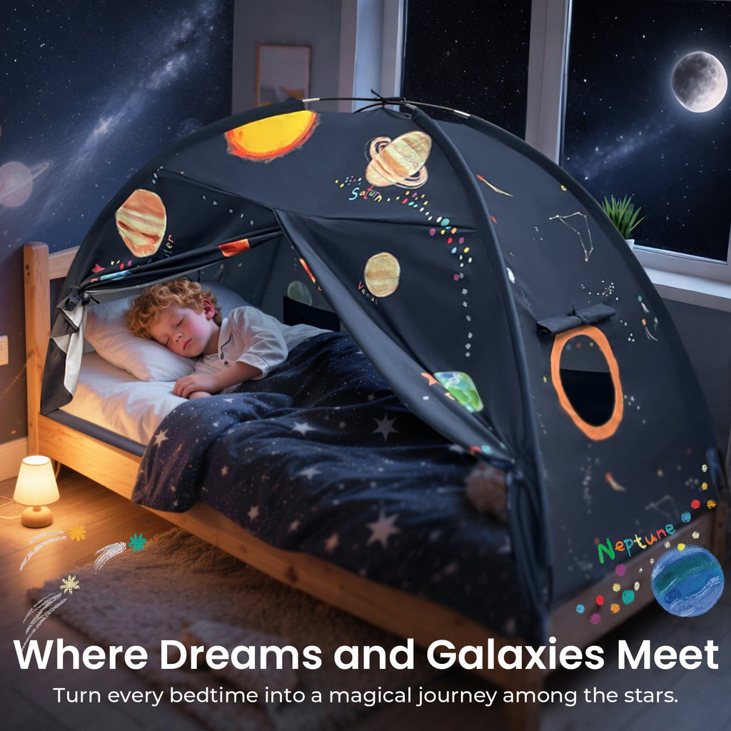 Tiny Land Dream Den | Kids Bed Tent & Indoor Play Tent