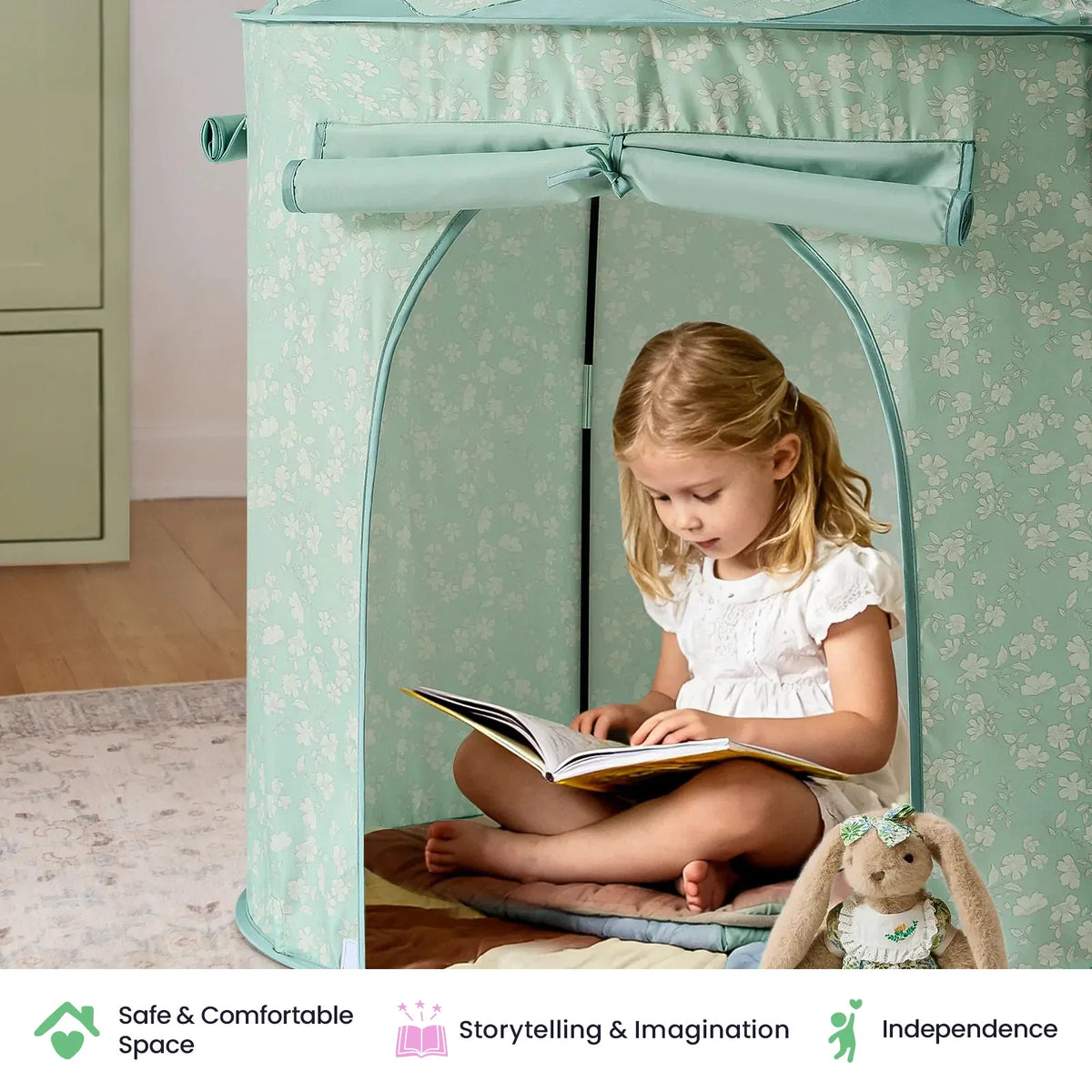 Tiny Land Cozy Hideaway | Indoor Play Tent for Toddlers & Kids
