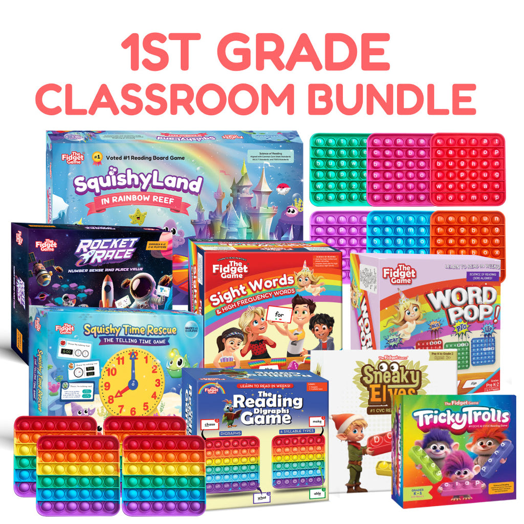 First Grade Fun Lab | Classroom Learning Bundle by The Fidget Games — product image 1