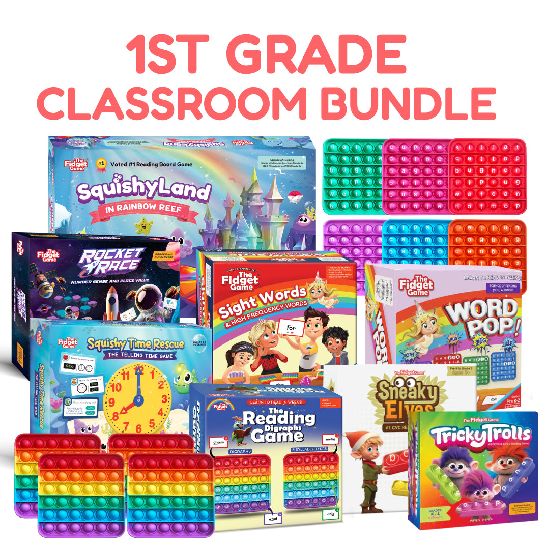First Grade Fun Lab | Classroom Learning Bundle by The Fidget Games — product image 1