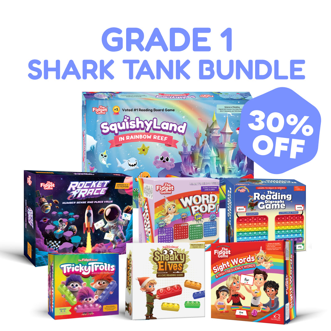 Shark Tank Scholars | Grade 1 Learning Bundle by The Fidget Games — product image 1