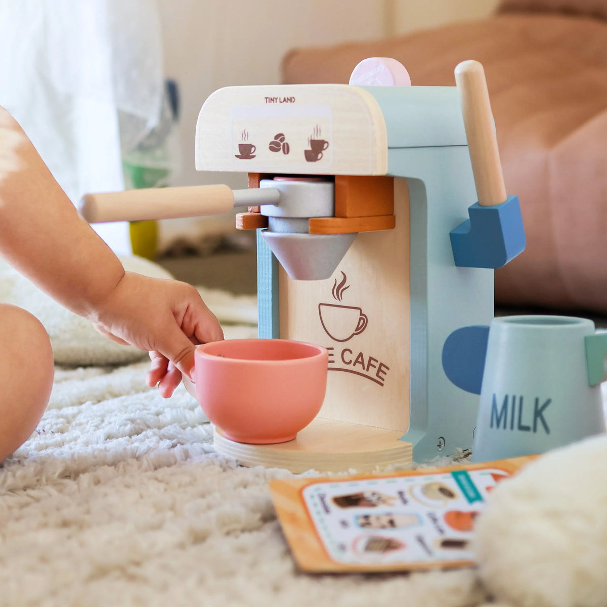 Tiny Land Little Barista | Wooden Coffee Maker Play Set — manufacturer product image 2