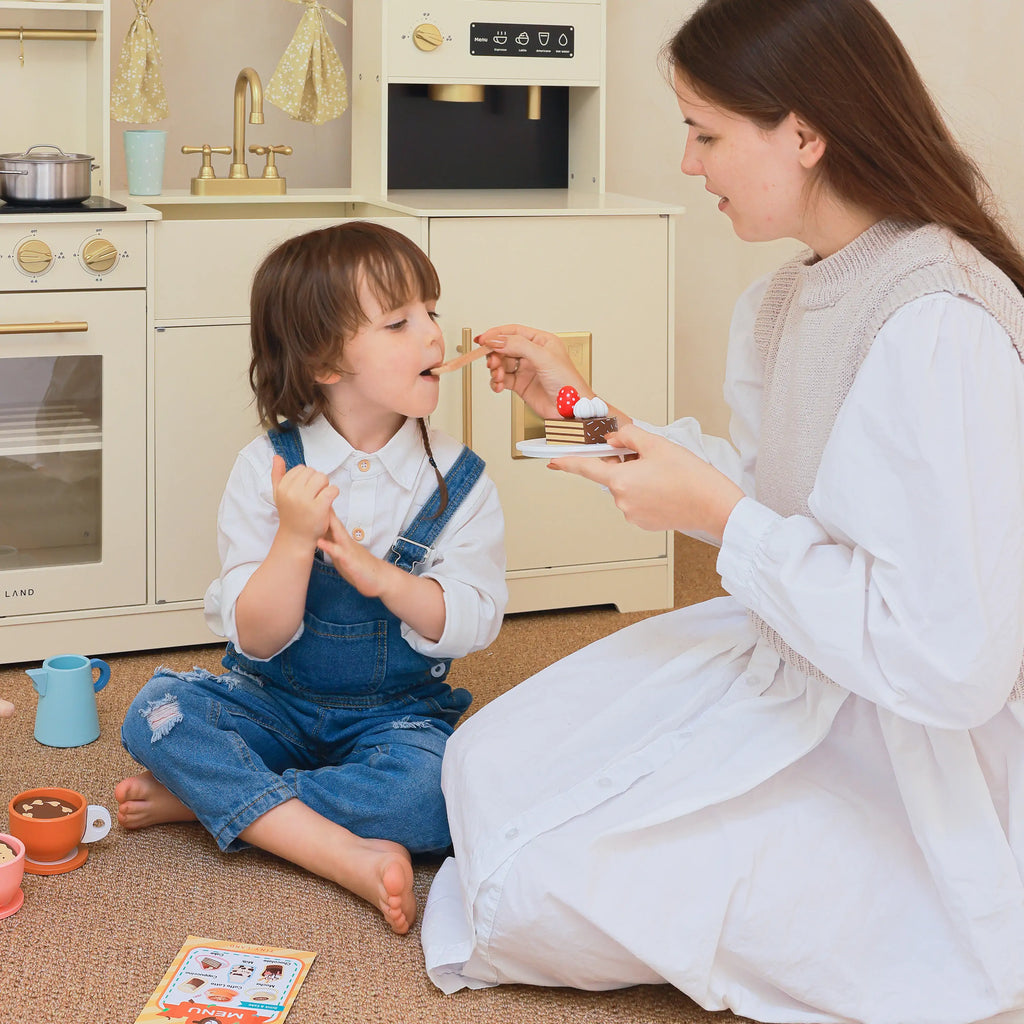 Tiny Land Little Barista | Wooden Coffee Maker Play Set — manufacturer product image 6