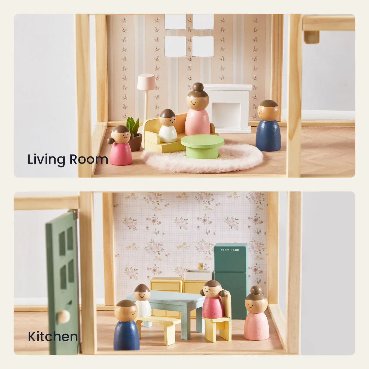Tiny Land Sweetwood | Wooden Dollhouse Without Dolls