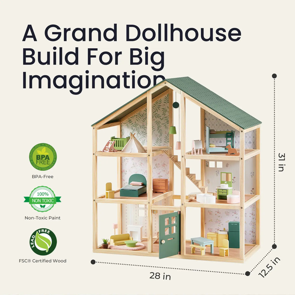 Tiny Land Sweetwood | Wooden Dollhouse Without Dolls