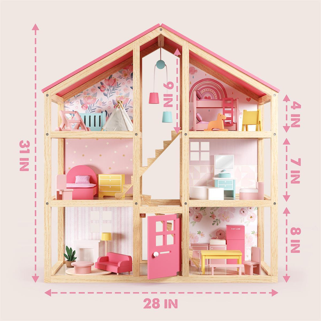 Tiny Land Sweetwood | Wooden Dollhouse Without Dolls