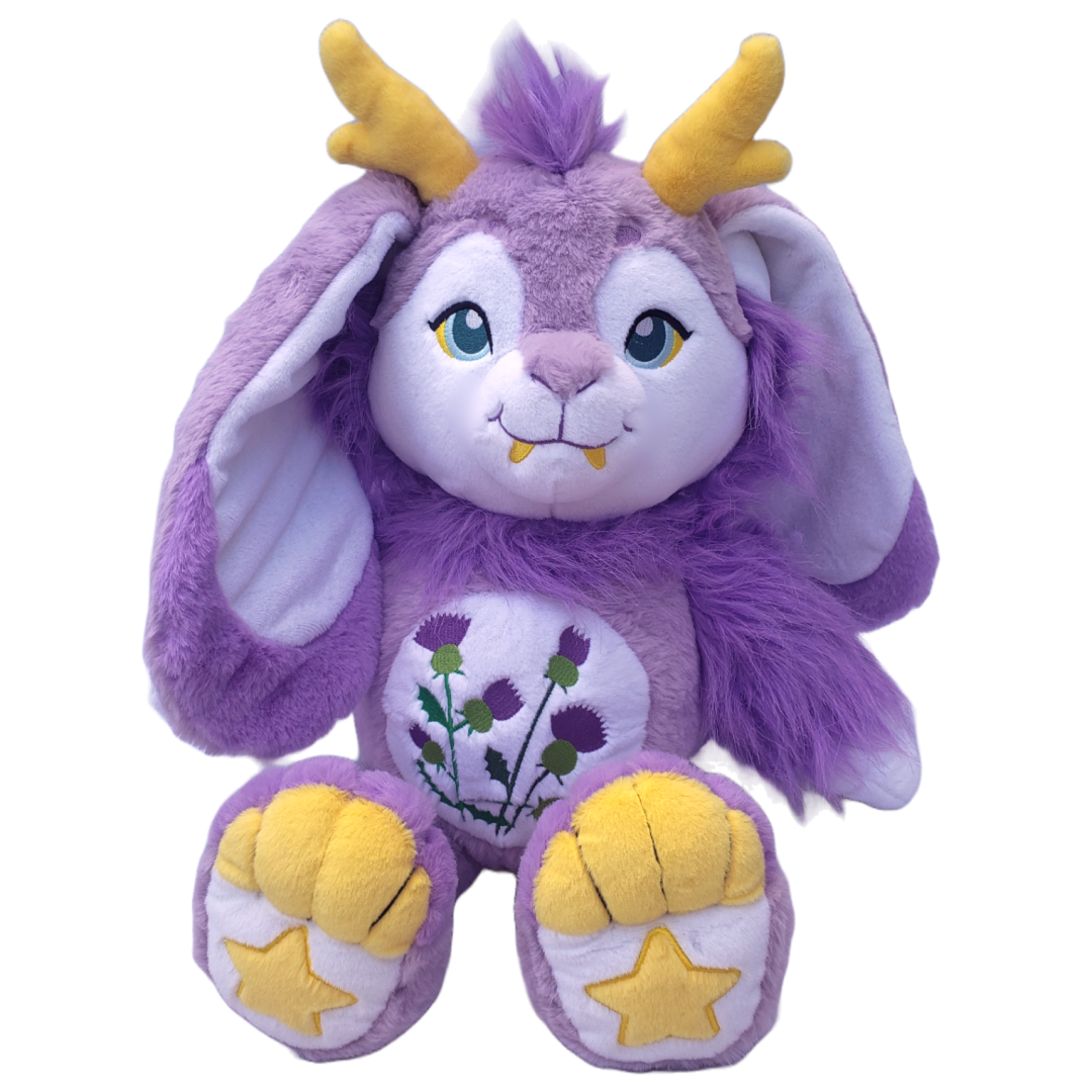 Tiny Teeth Thistledown Wolpertinger plush