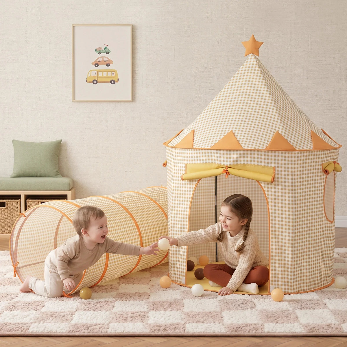 Tiny Land Cozy Hideaway | Indoor Play Tent for Toddlers & Kids
