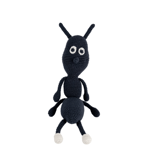 Bebemoss Andy the Ant organic cotton crochet animal