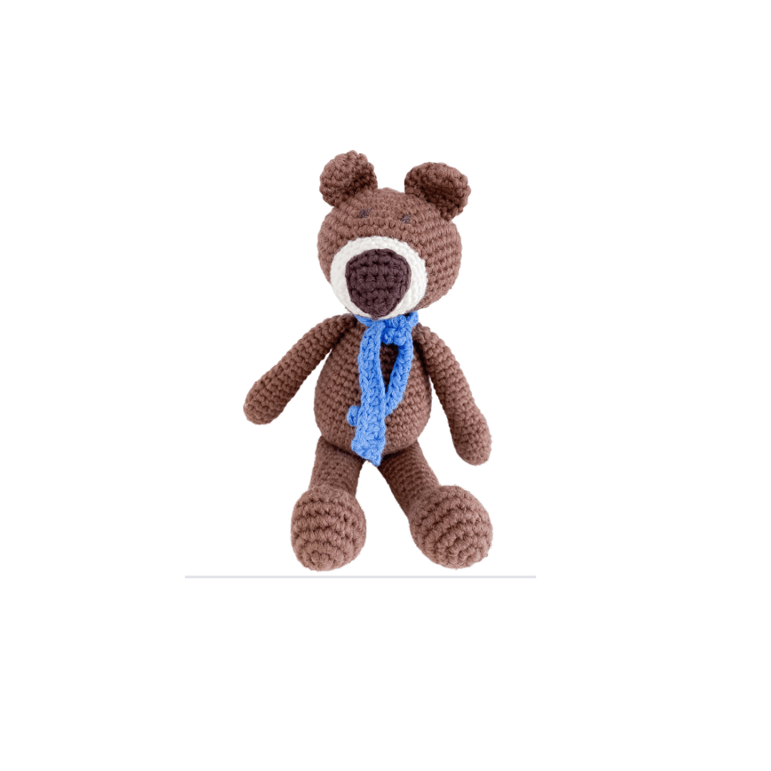 Bebemoss mini Atty brown bear crochet toy