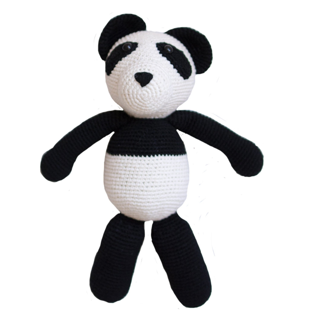 Bebemoss Bao panda organic cotton crochet plush