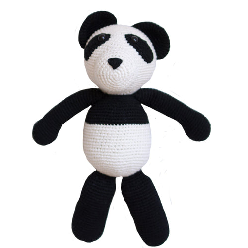 Bebemoss Bao panda organic cotton crochet plush
