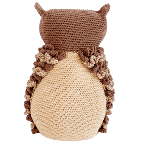 Bebemoss Barney the Brown Owl | Crochet Plushie