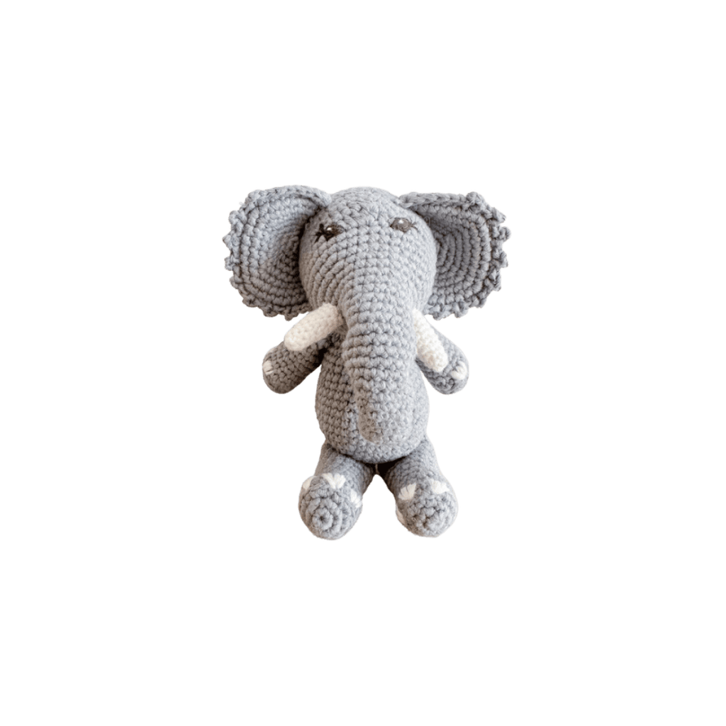 Bebemoss mini Barry elephant crochet toy