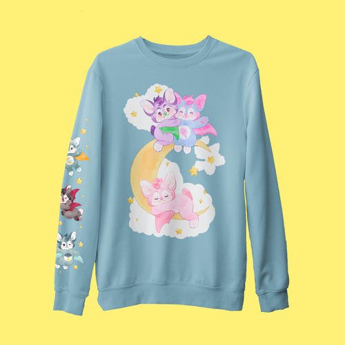 Batty for Whimsy | Tiny Teeth Graphic Sweater
