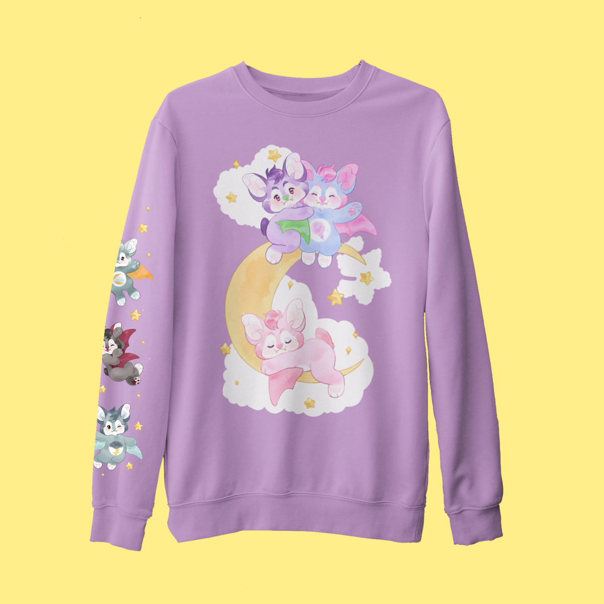 Batty for Whimsy | Tiny Teeth Graphic Sweater