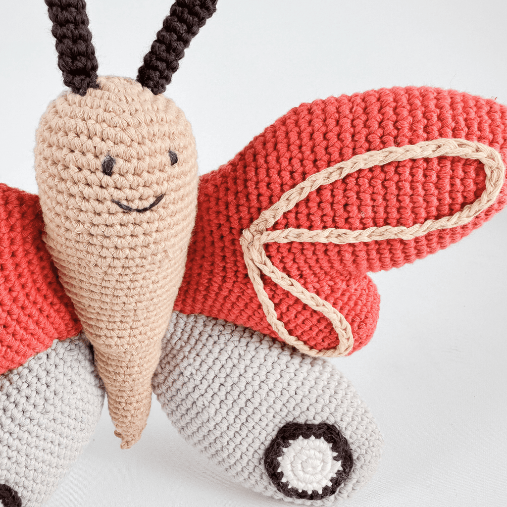 Bella Bloomwing | Crochet Butterfly Plushie