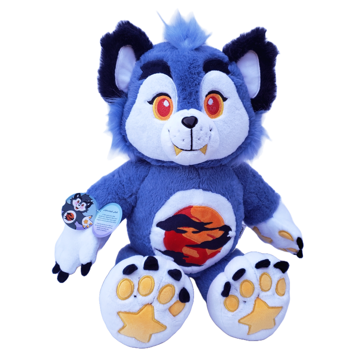Tiny Teeth Nightmare Were collectible plush