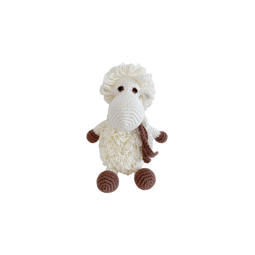 Bebemoss mini Darla white sheep crochet plush