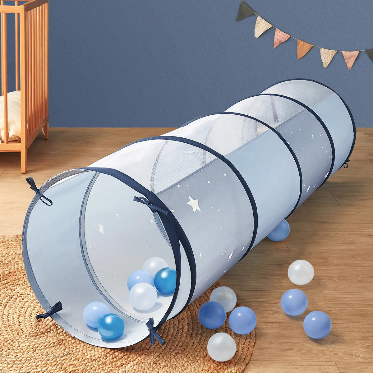 Tiny Land Adventure Tunnel | Kids Indoor Crawl & Play Tunnel