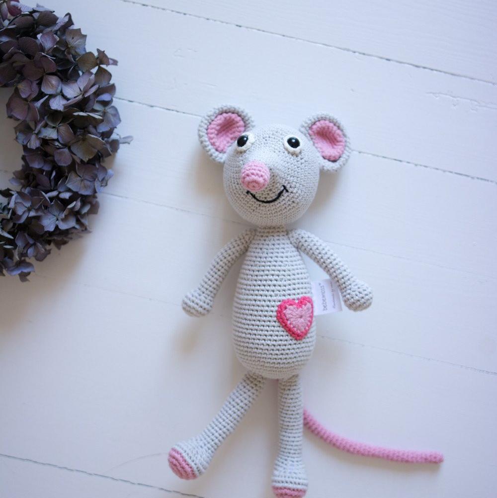 Bebemoss Emma the Mouse | Crochet Plushie
