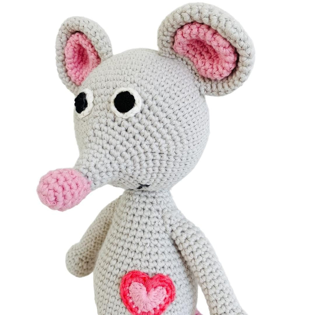Bebemoss Emma the Mouse | Crochet Plushie