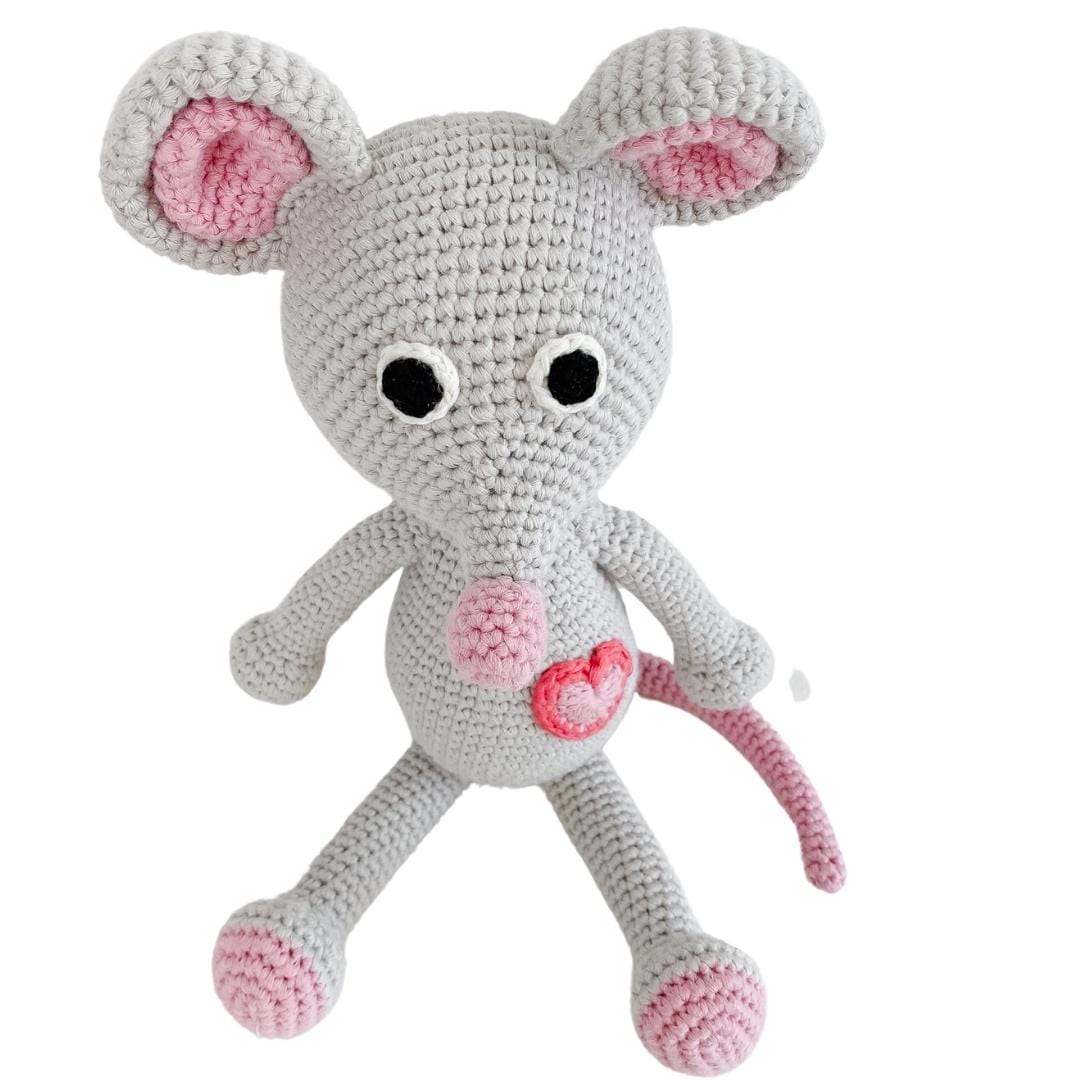 Bebemoss Emma the Mouse | Crochet Plushie