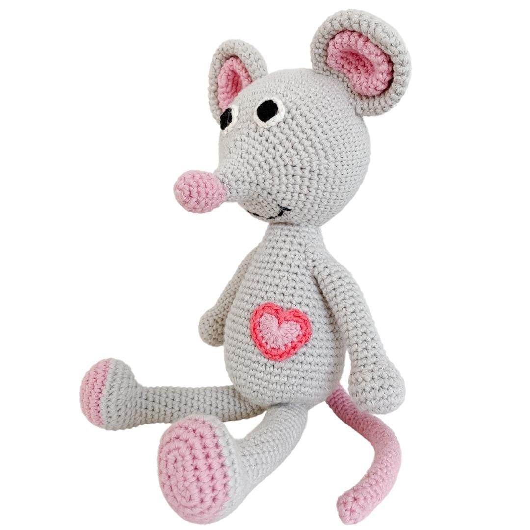 Bebemoss Emma the Mouse | Crochet Plushie