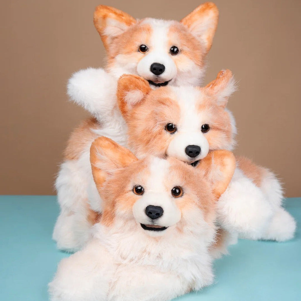 Chongker Corgi | Weighted Stuffed Dog & Plush Backpack Options