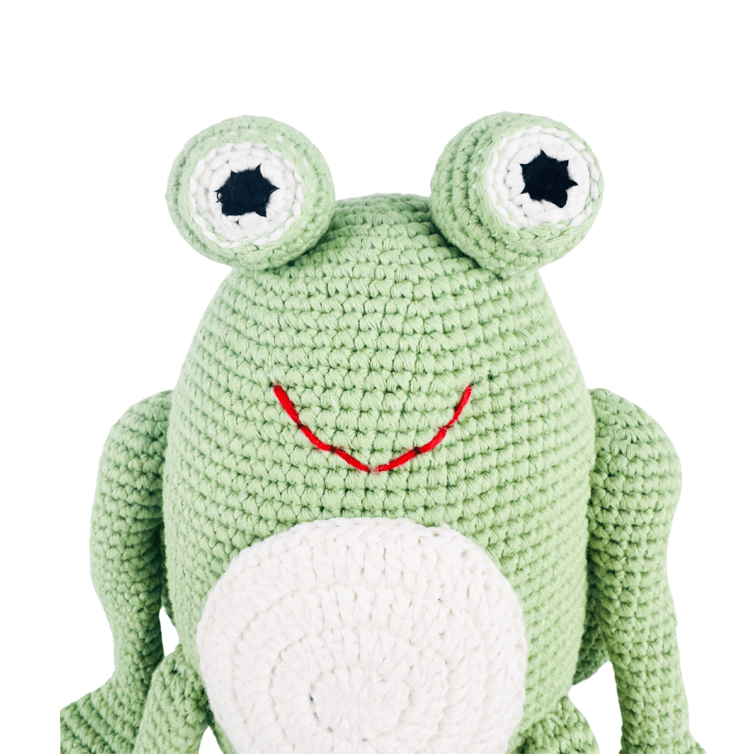 Bebemoss Freddie the Frog | Crochet Plushie