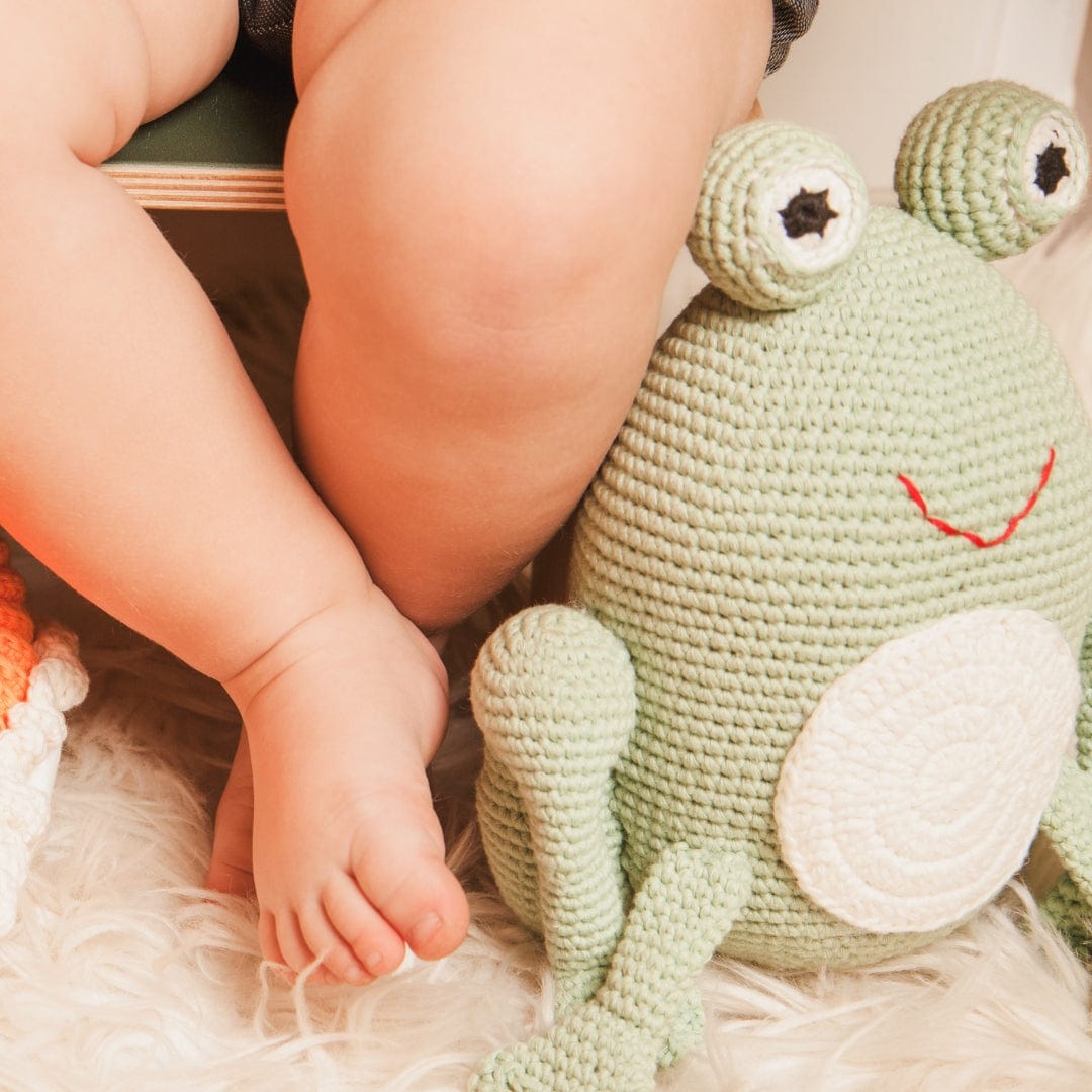Bebemoss Freddie the Frog | Crochet Plushie