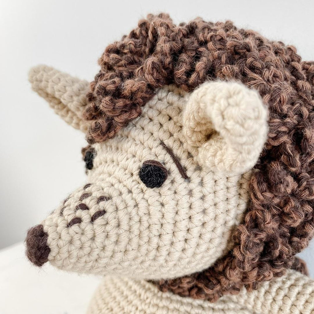 Hubert Hedgehog | Woodland Crochet Plushie