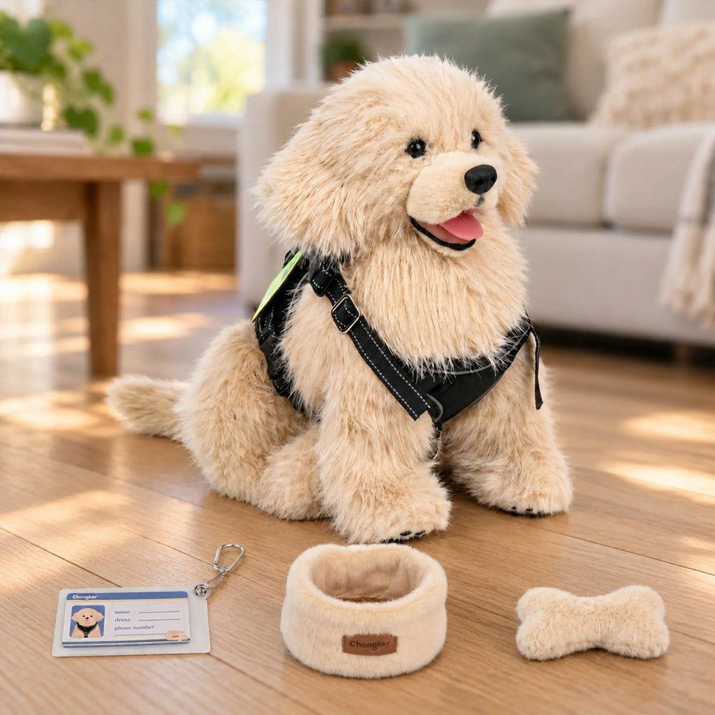 Chongker weighted Golden Retriever realistic plush