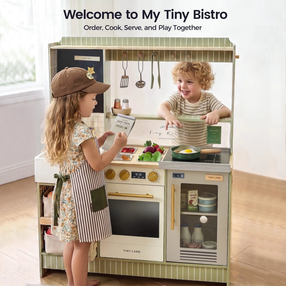 Tiny Land BistroSwitch | 2-in-1 Play Kitchen & Bistro — manufacturer product image 11