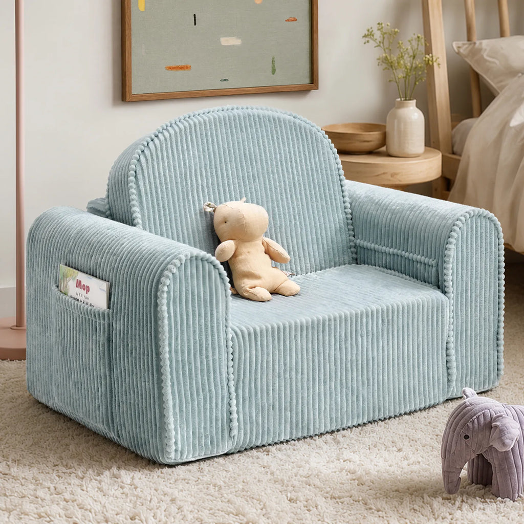 Tiny Land GentleSnug | Convertible Corduroy Kids Chair — manufacturer product image 1
