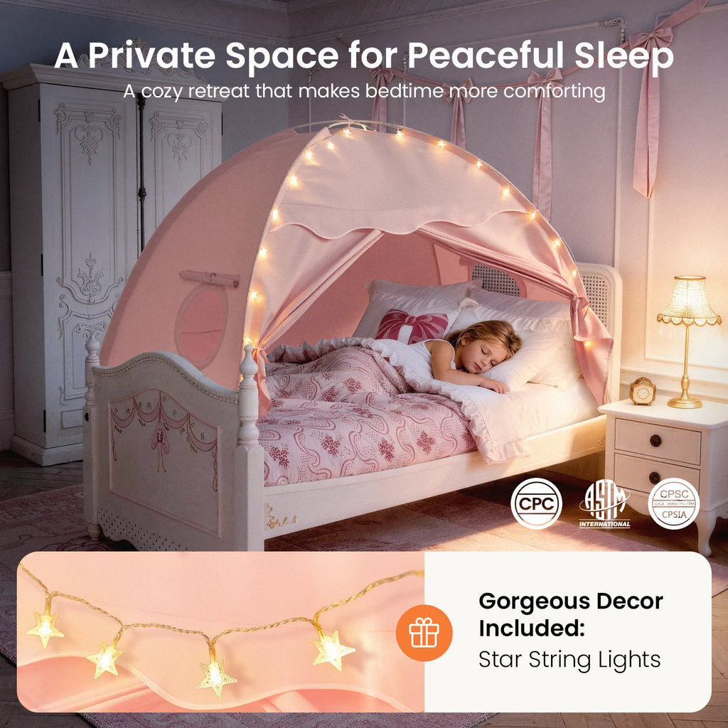 Tiny Land Dream Den | Kids Bed Tent & Indoor Play Tent