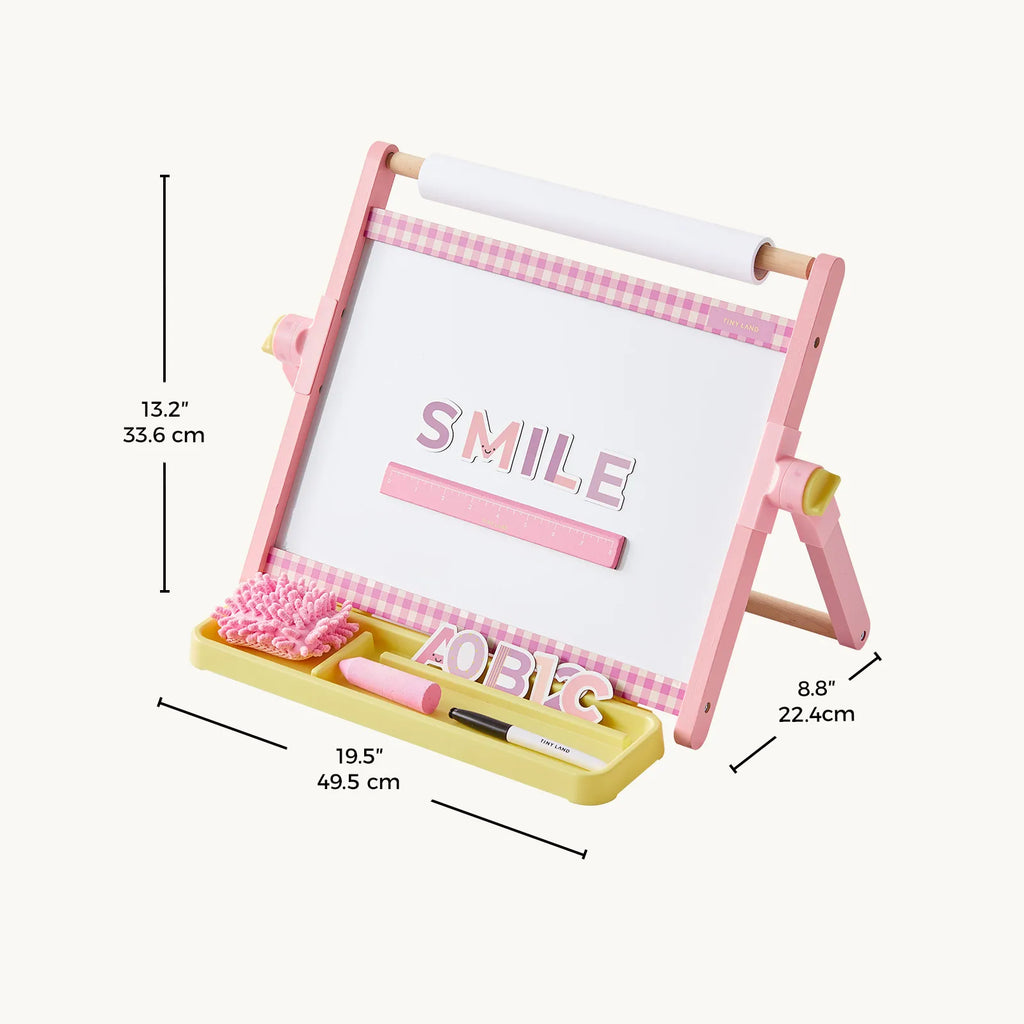 Tiny Land Creative Corner | Double-Sided Magnetic Tabletop Easel
