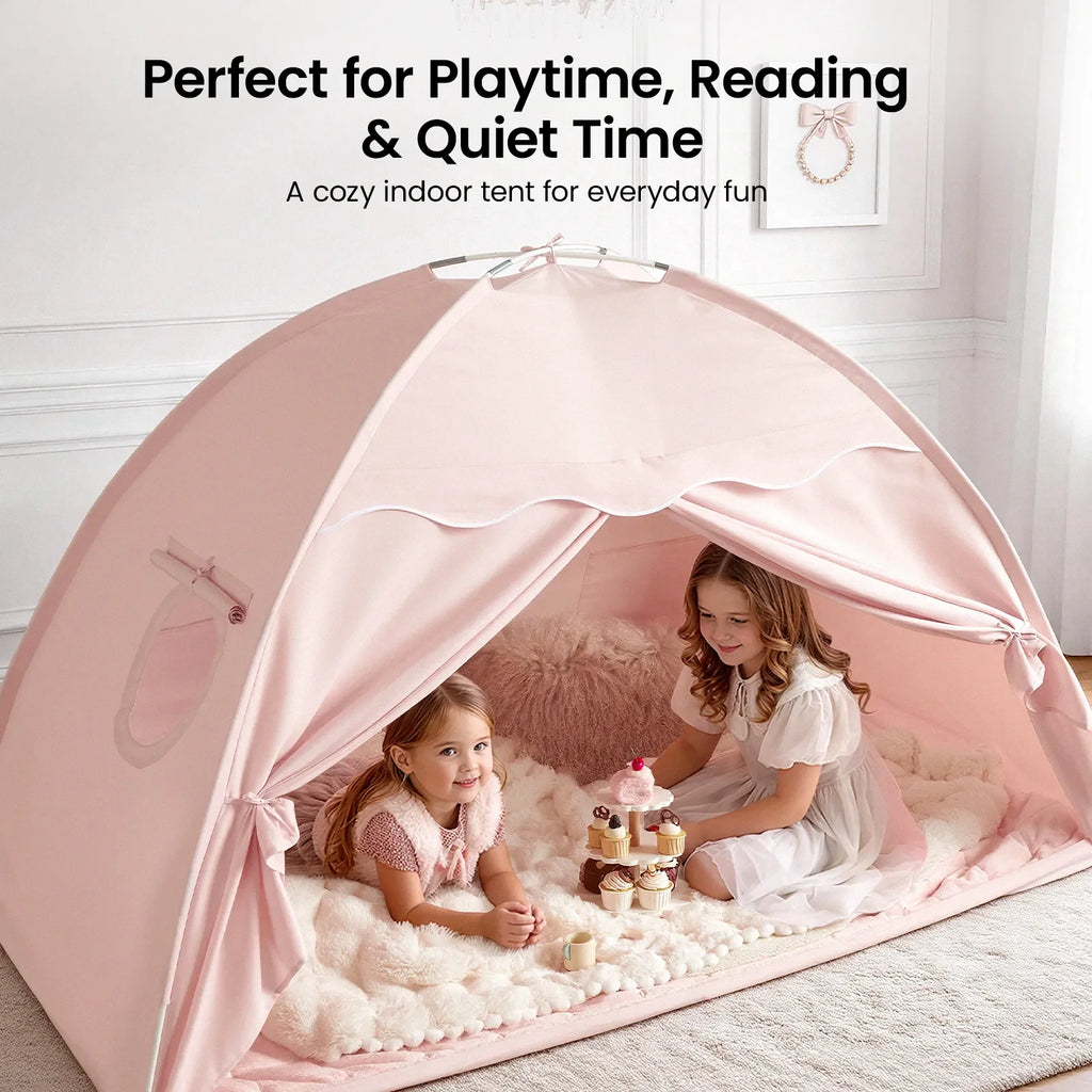 Tiny Land Dream Den | Kids Bed Tent & Indoor Play Tent