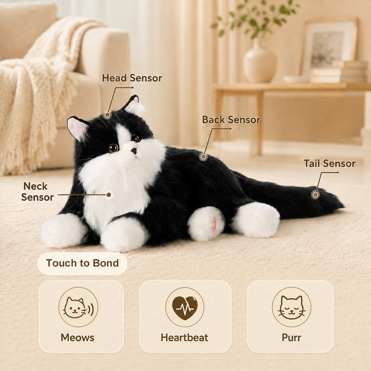 Chongker Percy and Matecat interactive robotic cat and dog companions product image 4