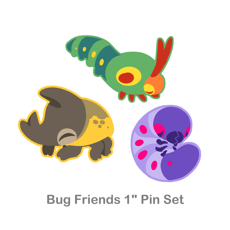 Big Little Monsters | Large Snughoul Enamel Pins