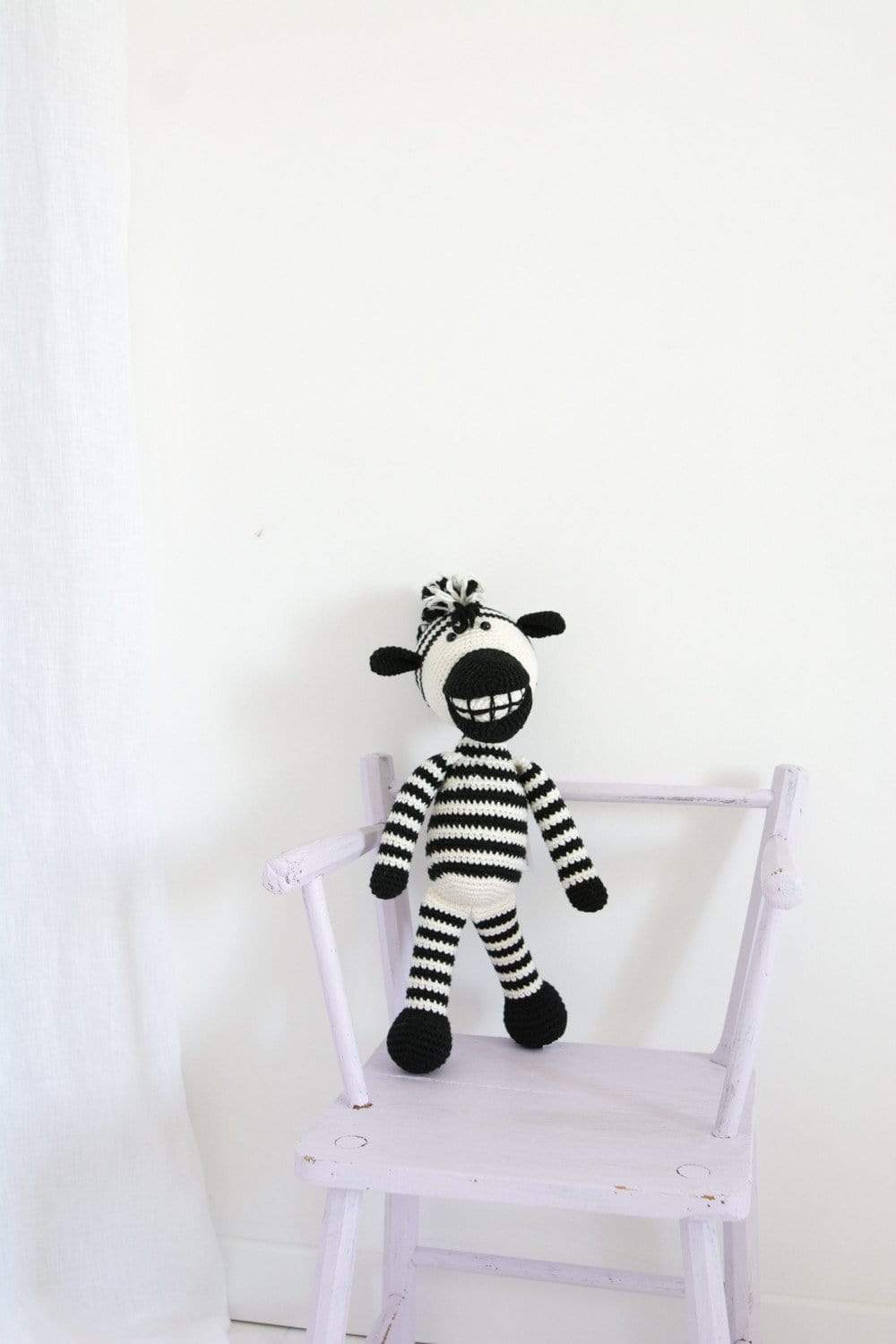 Bebemoss Lebo the Zebra | Crochet Plushie