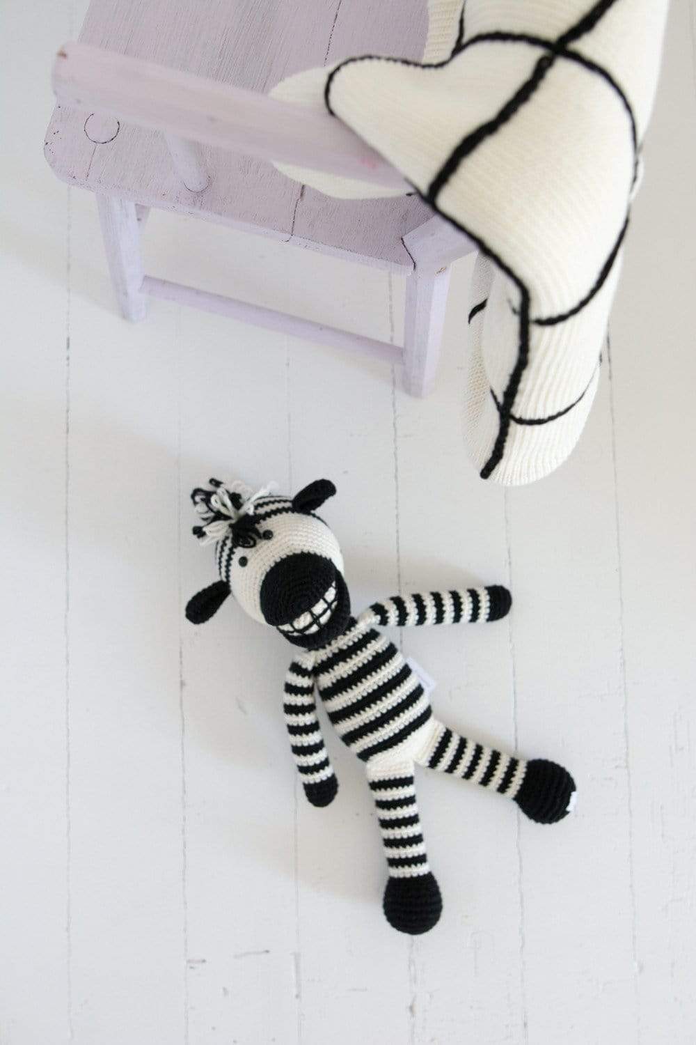 Bebemoss Lebo the Zebra | Crochet Plushie