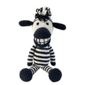 Bebemoss Lebo striped zebra crochet plush