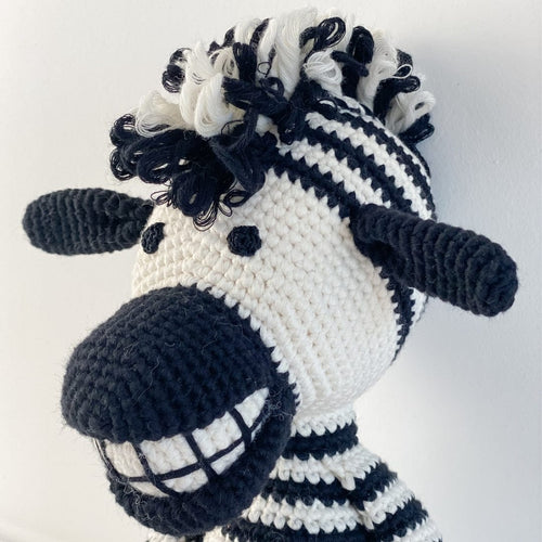 Bebemoss Lebo the Zebra | Crochet Plushie